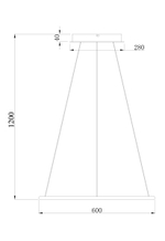 Подвесной светодиодный светильник,  36Вт