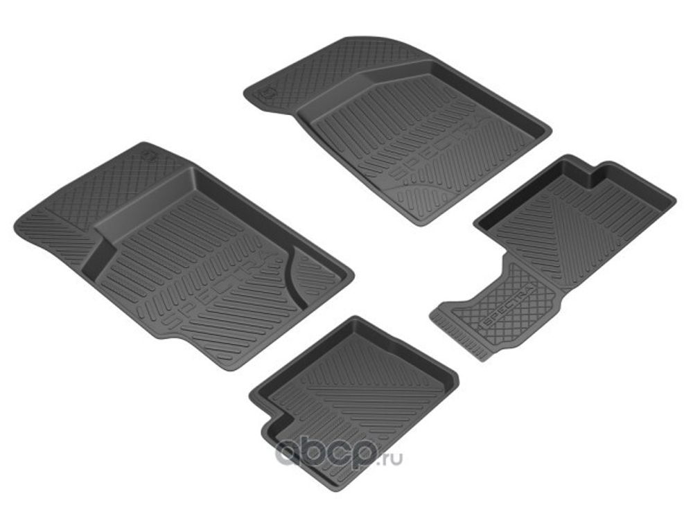 Коврики на пол Kia Spectra с 2005-2009 г. (REZKON)
