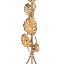 Светильник напольный торшер Monstera Deliciosa (Монстера) с абажуром Винтаж-2 Черный