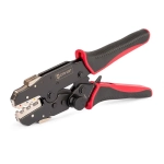 Пресс-клещи с набором матриц CTD+5 серия QUICK PRO для опрессовки разъемов, втулочных, изол. и неизол. наконечников