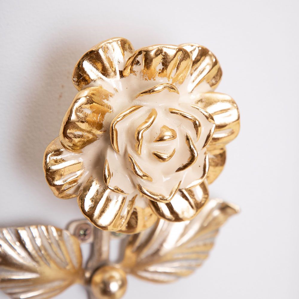 Настенный крючок Роза Прованса Баккара Айвори