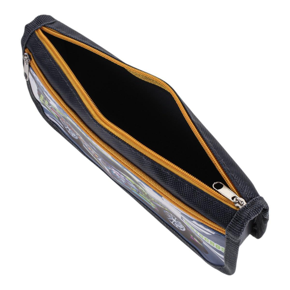 Пенал мягкий 2 отделения "Auto" 3 цвета микс