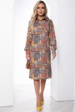 Платье "Тетрис по-новому" (мультиколор) П8677 LT Collection