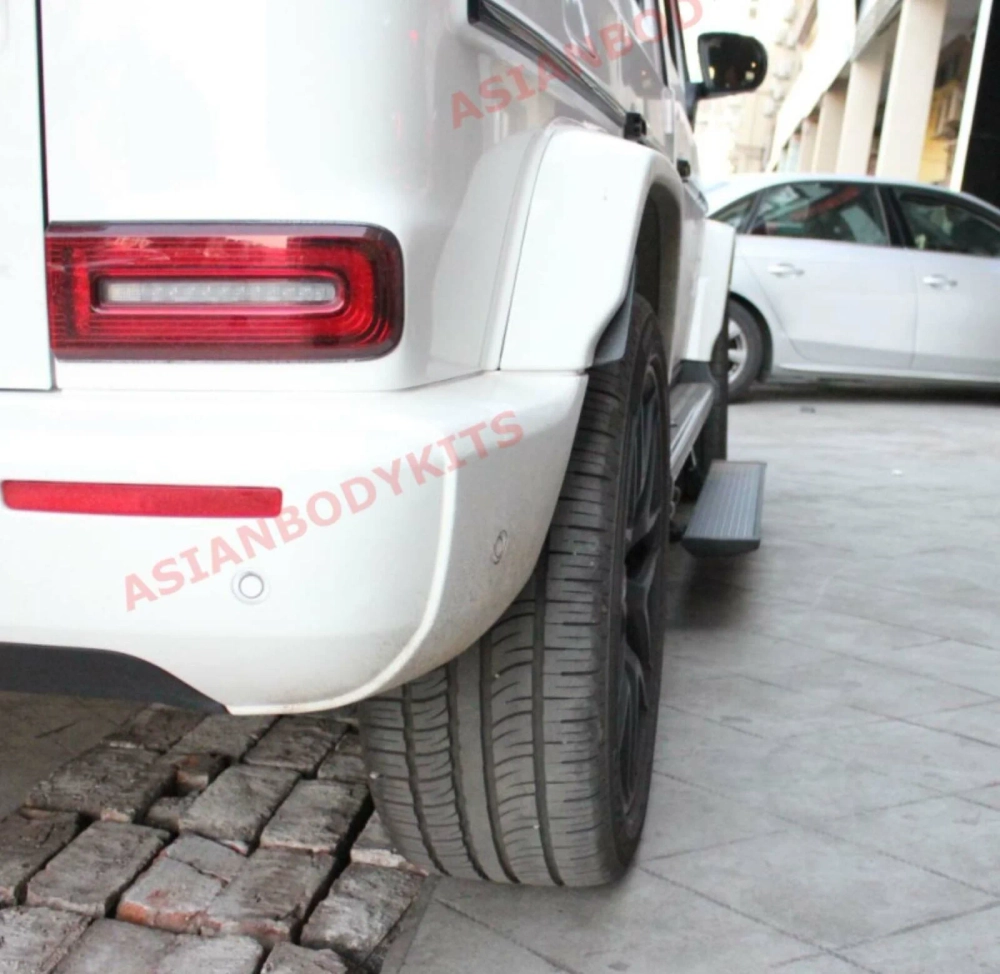 Комплект коротких электроприводных подножек для Mercedes-Benz G-Class W463A/W464 2018+ Мерседес Гелик гелентваген