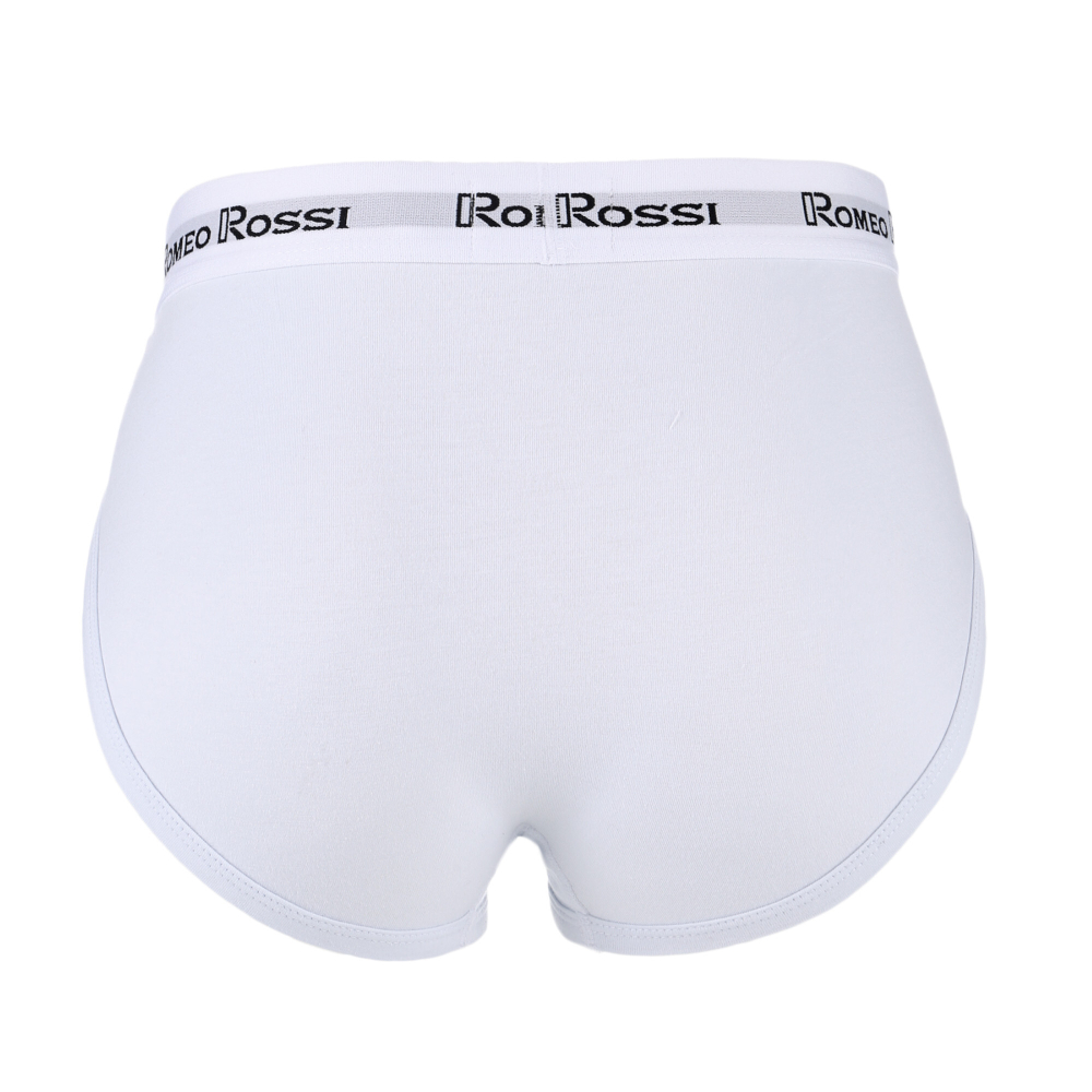 Мужские трусы брифы белые Romeo Rossi RR367-1