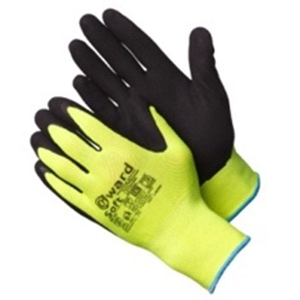 Перчатки нейлон. Облив вспенен.латекс /раз. 9 (L)  Gward Soft