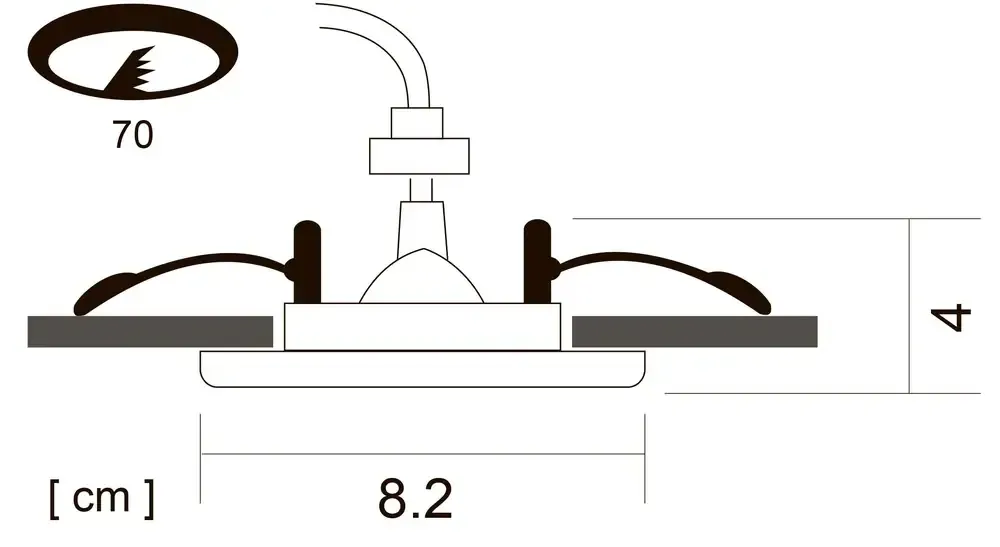 Точечный встраиваемый светильник Arte Lamp