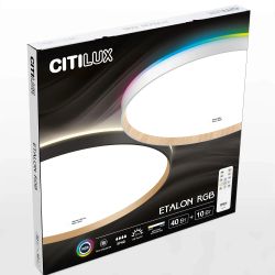Citilux ETALON CL750500R LED RGB Светильник с пультом Белый+Бук