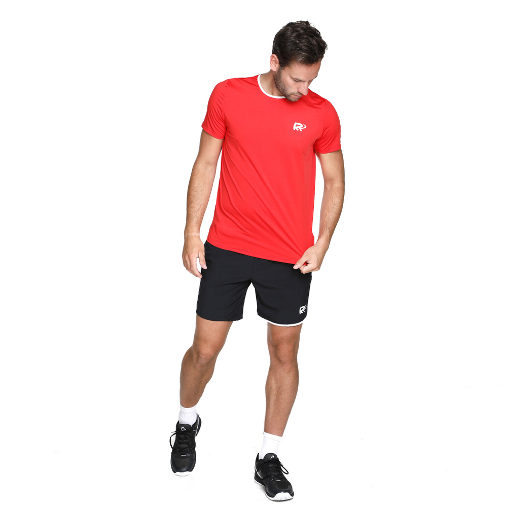 Мужское теннисное поло Racket Roots Teamline T-Shirt Men - Red