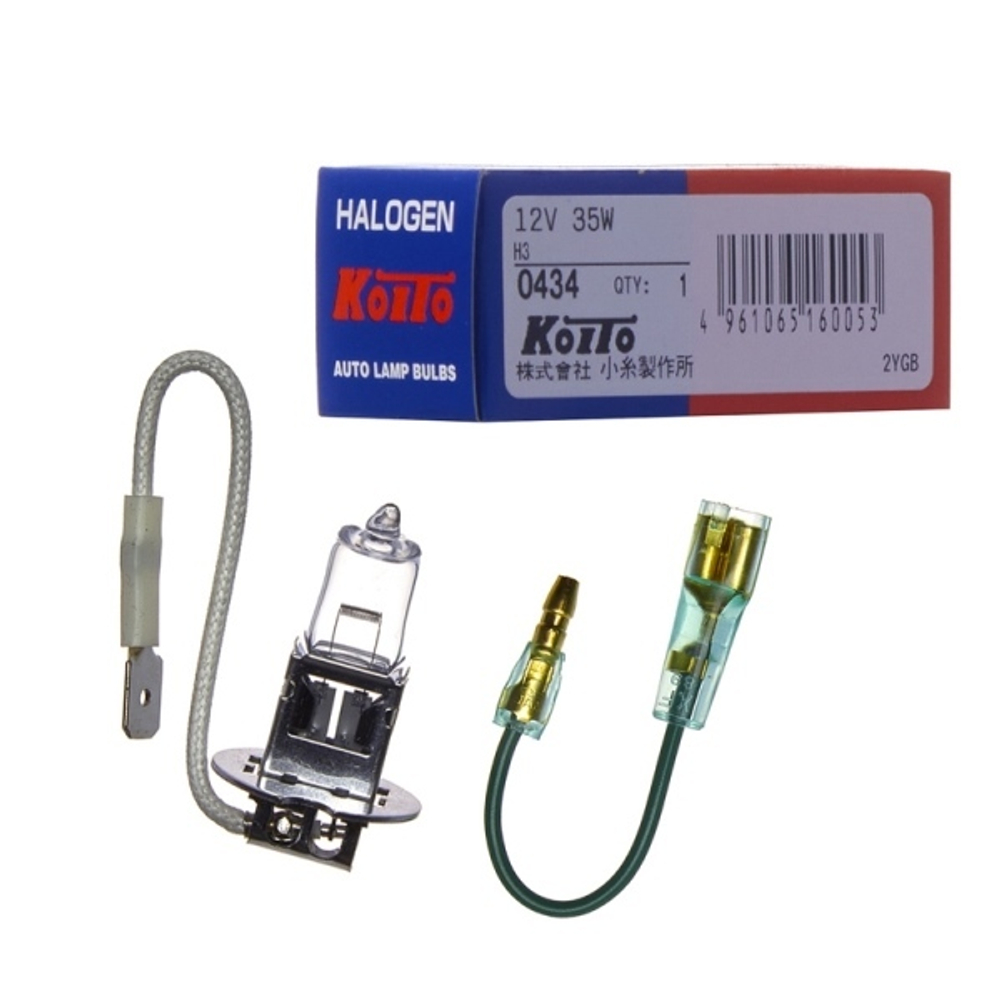 Лампа головного света Koito H3 12V 35W T11.5 (уп. 1 шт.) 0434