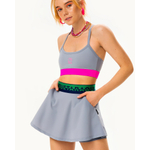 ОДЕЖДА ДЛЯ ТЕННИСА , Юбка с шортиками RAQUETA  .