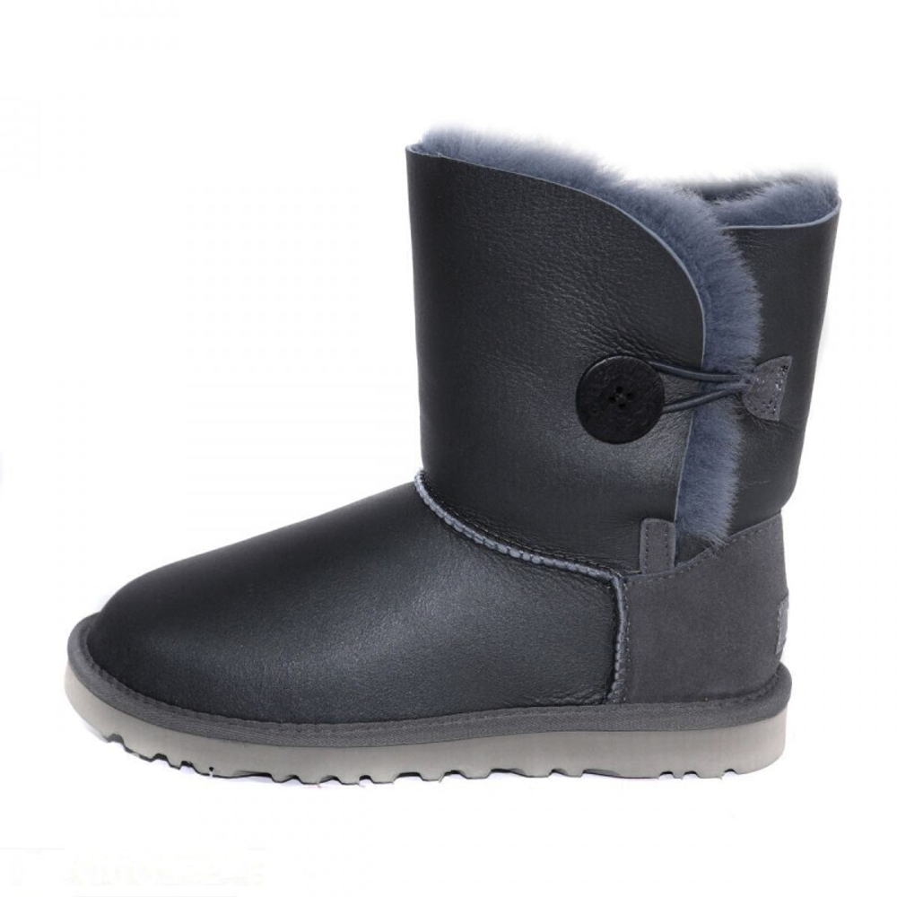 Угги Bailey Button Metallic Grey