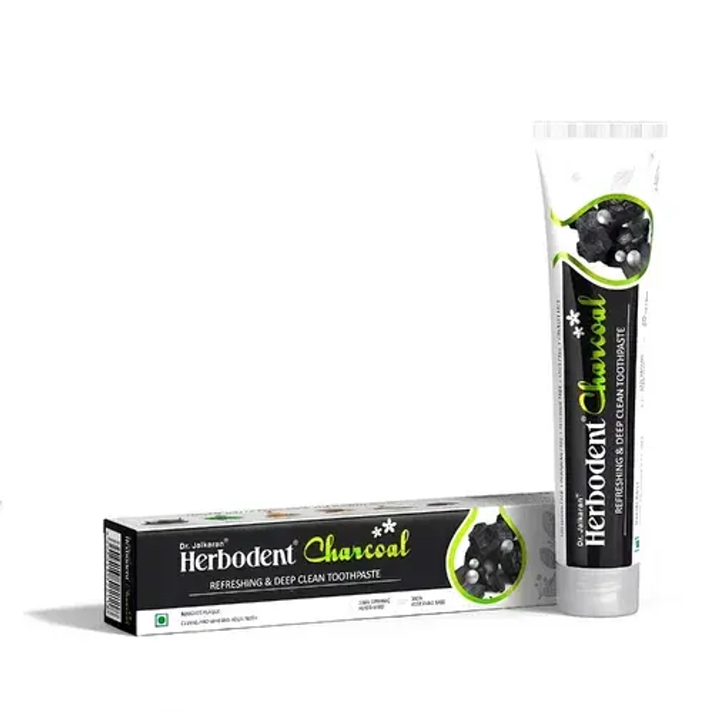 Зубная паста Herbodent charcoal, 100гр ( Индия)