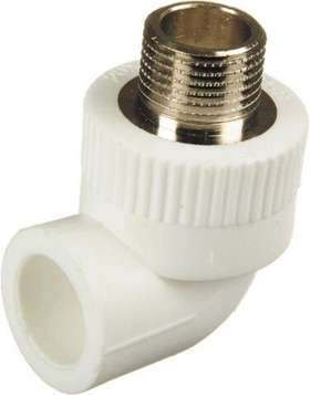 Уголок PPRC комбинированный 25*1/2"нар. КРОСС