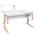 Растущая парта Дэми СУТ 25 с задними полками СУТ.15.210 и СУТ.15.240 (1200×880 мм)