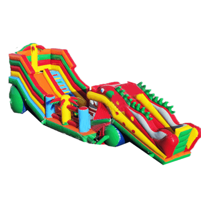 Большая надувная горка "Дракоша"