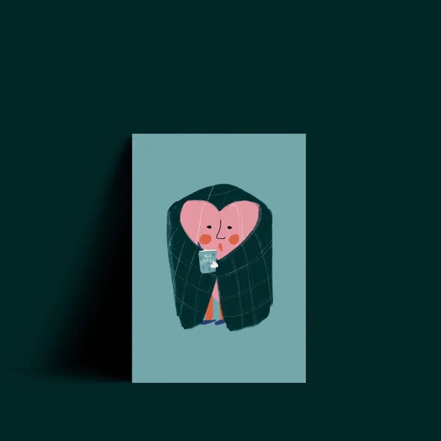 Открытка - Сердце (Интроверт)