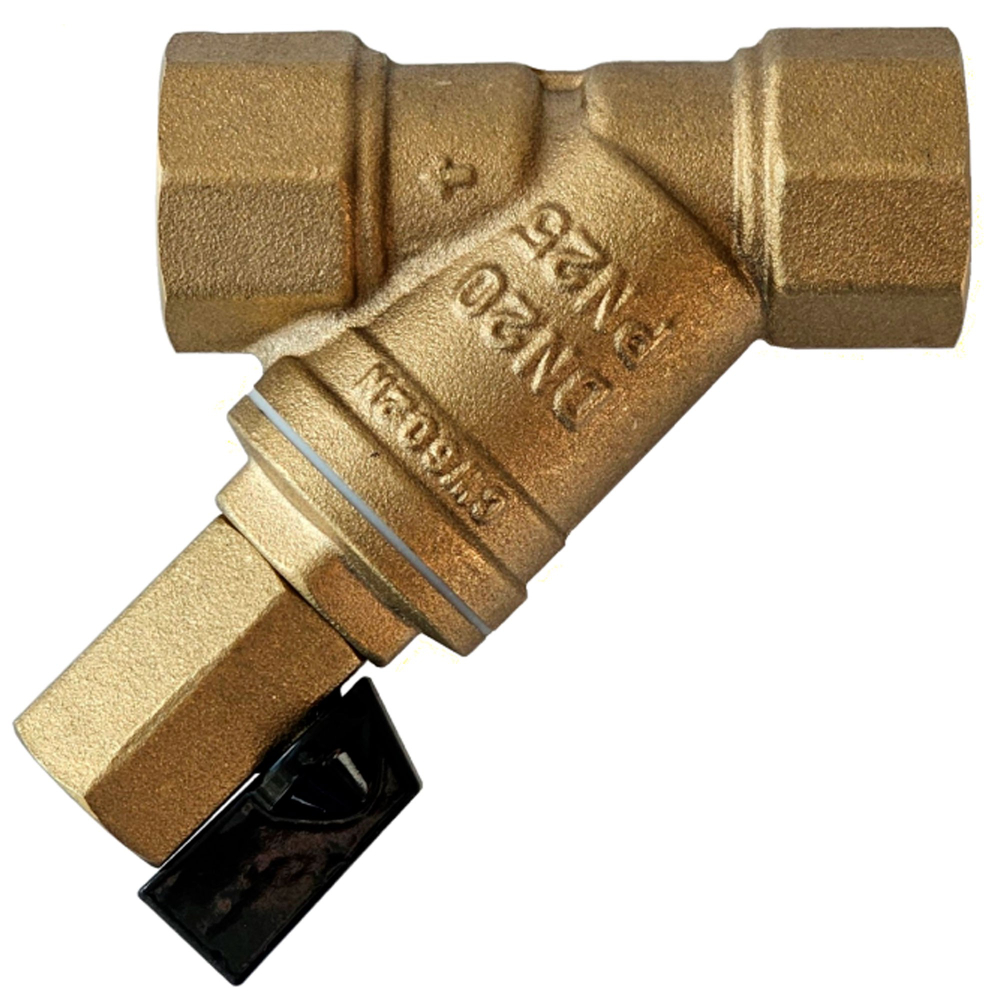 Фильтр сетчатый РИДАН FVR-DR DN32 PN25 со сливным краном