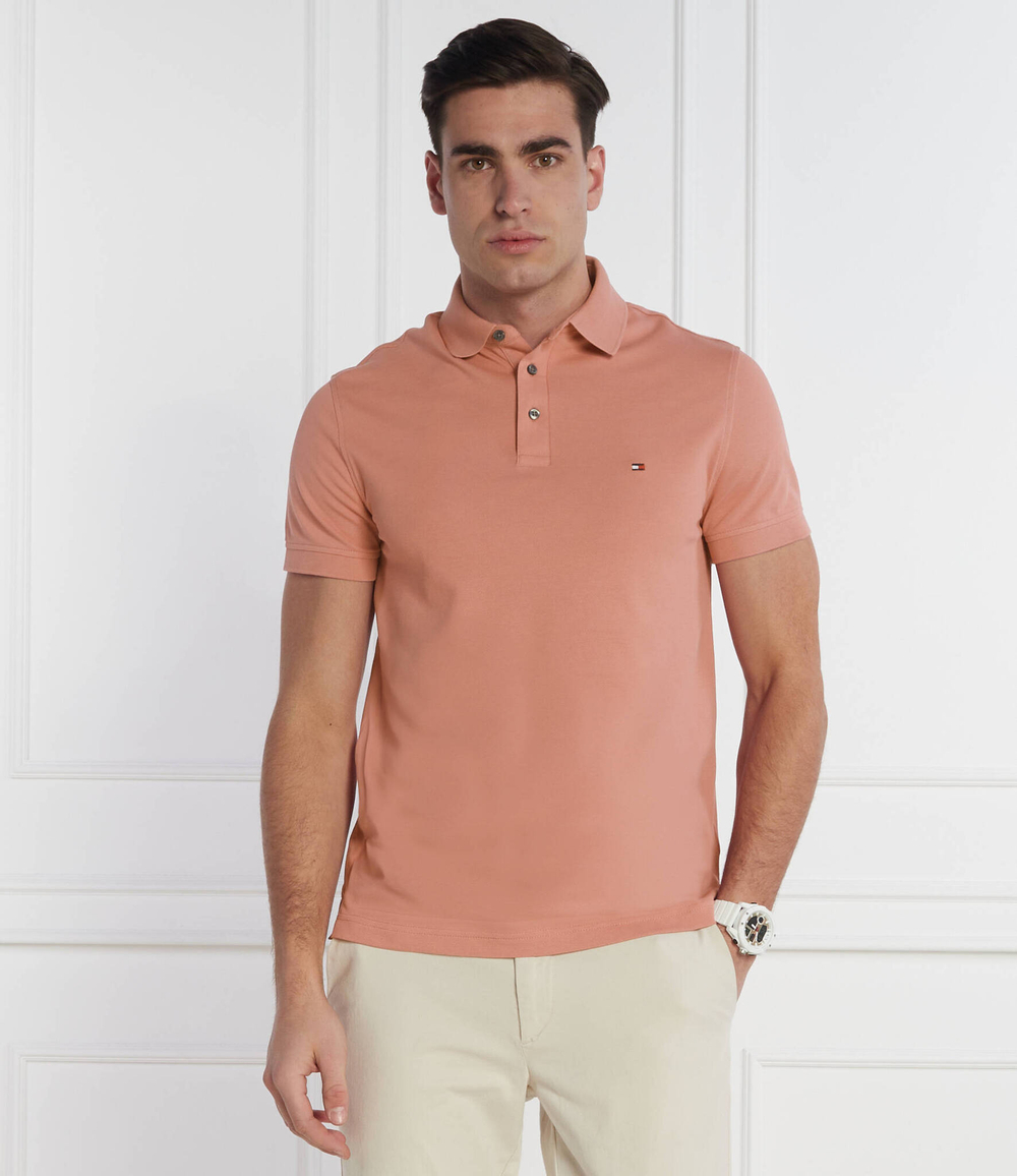 Поло Tommy Hilfiger - коралловый(MW0MW17771)