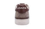 COACH Coach Lowline fabric letter lace-up wear-resistant non-slip low-top fashion sneakers women's brown