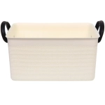 Корзина - органайзер для хранения «СТЭНТ», цвет белый, 35.5*23.5*20.5см