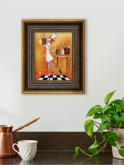 Картина настенная интерьерная в багетной раме 18*21 см