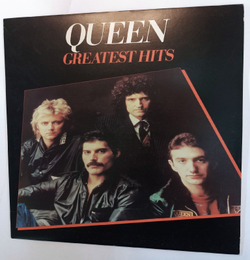 Винтажная виниловая пластинка Queen Greatest Hits (UK 1981)
