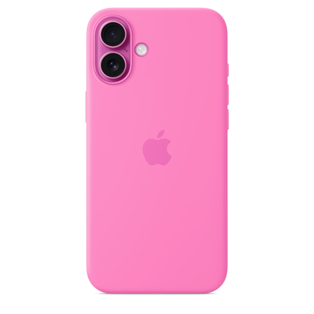 Silicone Case с сенсорной клавишей для iPhone 16 Plus