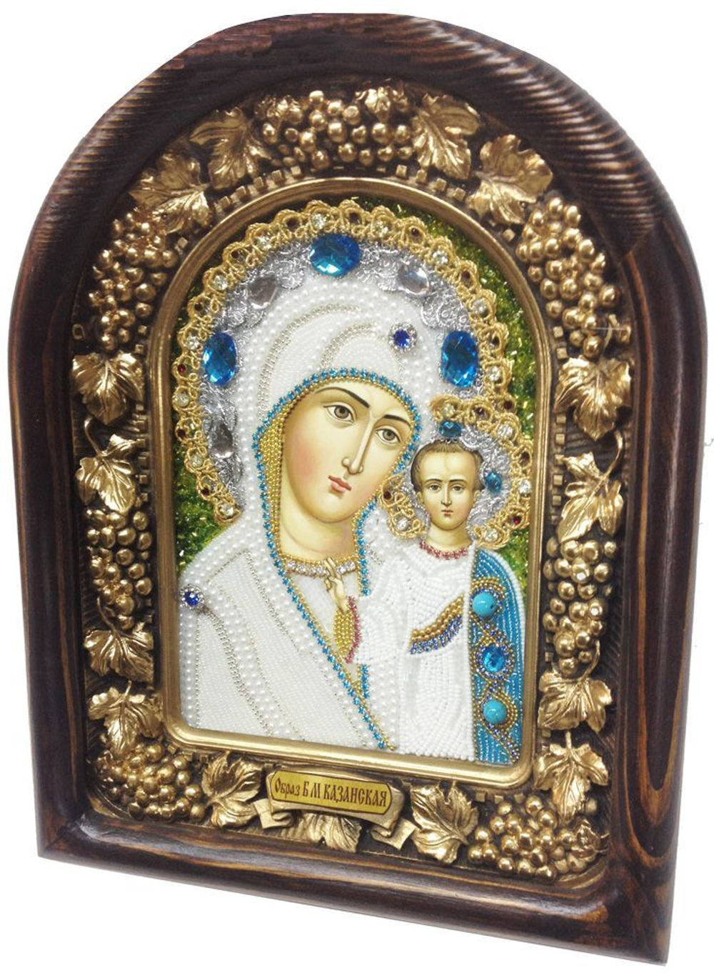 Икона Пресвятая Богородица Казанская бисер