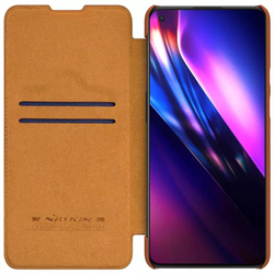 Кожаный чехол-книжка Nillkin Leather Qin для OnePlus 9 China версия