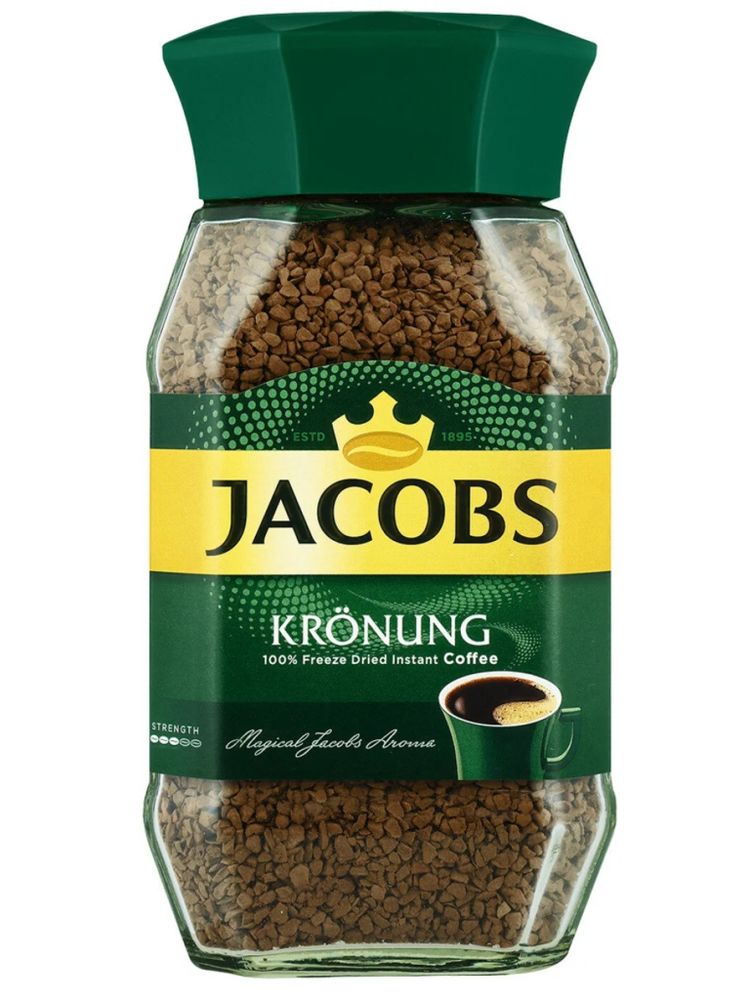 Кофе растворимый Jacobs Kronung Signature 200 г x 2 шт