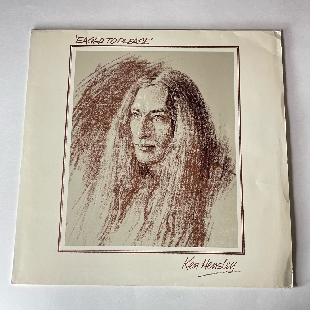 Винтажная виниловая пластинка LP Ken Hensley Eager To Please (Германия 1975)