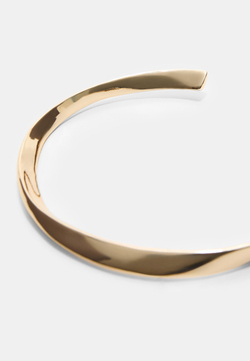 STRADIVARIUS Жесткий металлический чокер, золотой