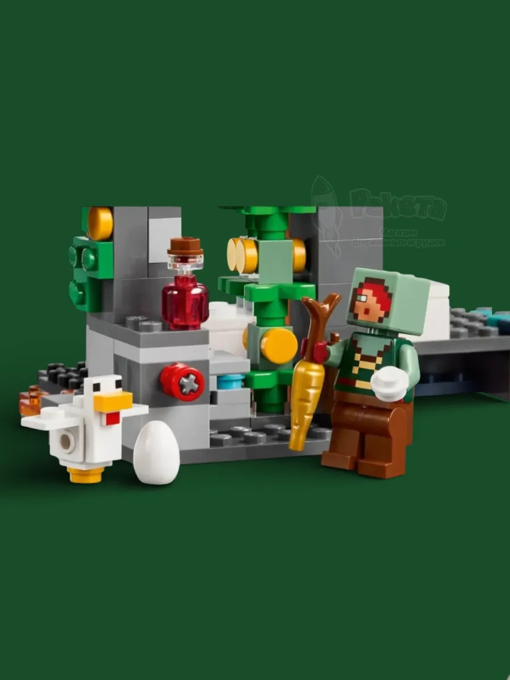Лего Майнкрафт Столкновение с Варденом 21274