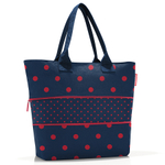 Сумка shopper e1 mixed dots red