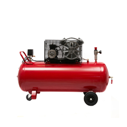 Компрессор ROSSVIK СБ4/С-200.LB30, 420 л/мин, 10 бар, ресивер 200 л, 380 В/2,2 кВт, красный