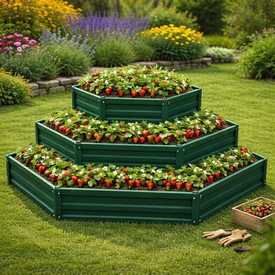 Грядки и клумбы из профлиста — аккуратный участок без лишних усилий