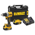Дрель-шуруповерт аккумуляторная Dewalt DCD805P2T-QW ударная