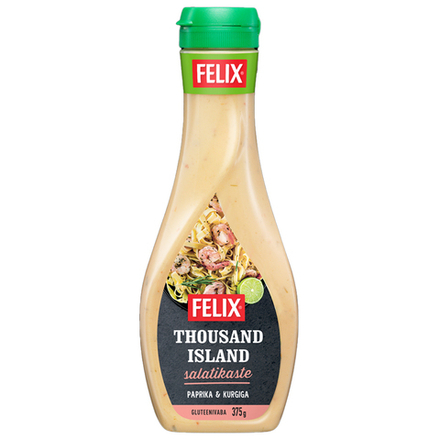 Заправка для салата Felix Thousand Island 375г, соус Феликс Тысяча Островов