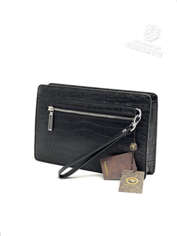 Барсетка Stefano Ricci из кожи крокодила