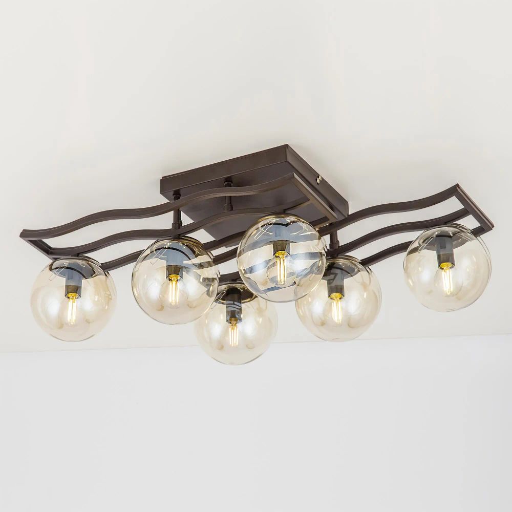 Citilux Бриз CL106265 Люстра потолочная Венге