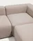 Бежевый угловой диван Blok из синели, 4 места, 290 x 290 см