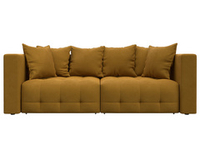 Диван прямой Лига-052 НПБ, BRUT 10 ВЕЛЮР желтый