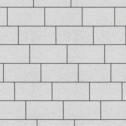 Тротуарная плитка ПРЯМОУГОЛЬНИК 300х150 мм - Стандарт Белый