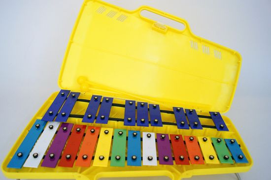 FLT-TL25S Металлофон 25 брусков, цветной чемоданчик Lutner