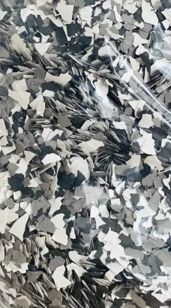 полимерные флоки для наливных полов микс:серый, черный, белый (1-3мм)