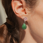 Серьги Possebon Q.Rose, Q.Verde A0738.7.17 S