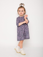 Платье "Руслана-6", размер 128, серый (Ивашка)