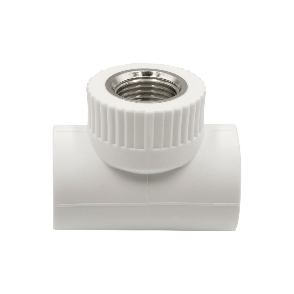Тройник комб. вн 25х1/2''х25 EVER® plast  БЕЛЫЙ (Россия)