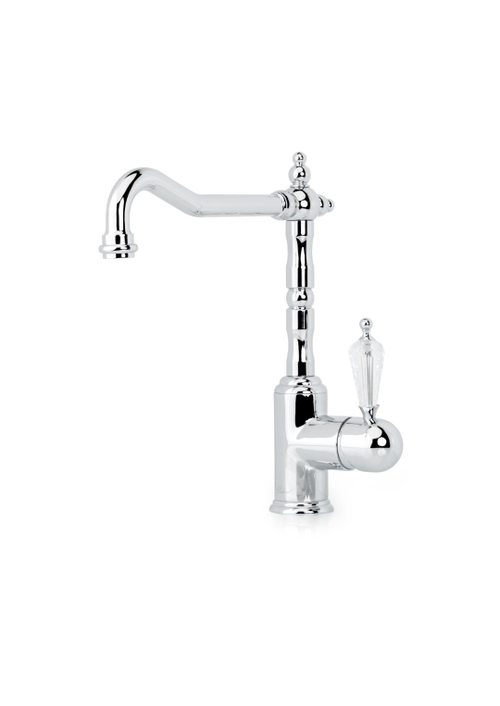 Boheme Смеситель для кухни TRADIZIONALE CHROMO с кристаллом Swarovski